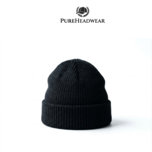 Unisex Ribbed Knit Winter Beanie Hat - Warm Wool Skull Cap